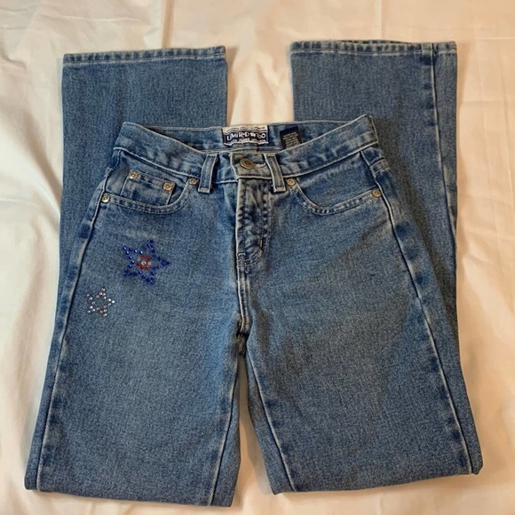 Limited Too Other - Limited Too Girls Flare Jeans. Size 12 Slim. EUC. Few missing rhinestones.